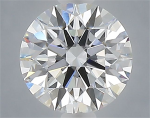 Picture of Lab Grown Diamond 1.03 Carats, Round with Ideal Cut, E Color, VVS2 Clarity and Certified by IGI