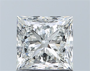 Picture of Natural Diamond 1.01 Carats, Princess with  Cut, H Color, VVS1 Clarity and Certified by GIA