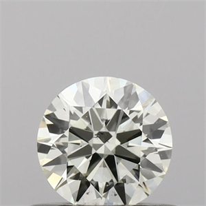 Picture of Natural Diamond 0.42 Carats, Round with Excellent Cut, L Color, SI1 Clarity and Certified by IGI