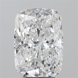 Picture of Natural Diamond 4.06 Carats, Cushion with  Cut, D Color, SI1 Clarity and Certified by GIA
