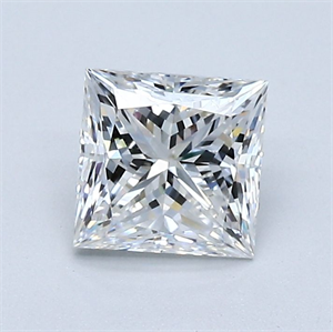 Foto Diamante Natural 1.01 quilates, Princesa , Color F, claridad VVS1 y certificado GIA de