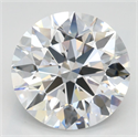 Lab Grown Diamond 3.51 Carats, Round with Ideal Cut, D Color, IF Clarity and Certified by IGI