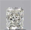 Natural Diamond 0.75 Carats, Radiant with  Cut, I Color, VS1 Clarity and Certified by GIA