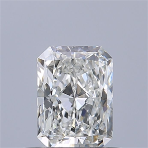 Picture of Natural Diamond 0.50 Carats, Radiant with  Cut, F Color, VS1 Clarity and Certified by IGI