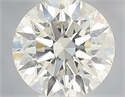 Natural Diamond 0.83 Carats, Round with Excellent Cut, J Color, VVS2 Clarity and Certified by IGI