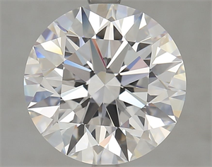 Picture of Lab Grown Diamond 5.02 Carats, Round with Excellent Cut, D Color, VVS1 Clarity and Certified by GIA