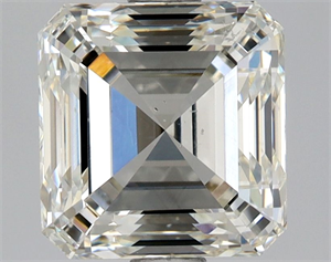 Foto Diamante Natural 1.77 quilates, Asscher , Color K, claridad SI1 y certificado GIA de