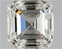 Natural Diamond 1.77 Carats, Asscher with  Cut, K Color, SI1 Clarity and Certified by GIA