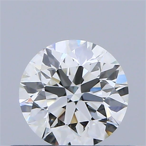 Picture of Natural Diamond 0.40 Carats, Round with Excellent Cut, I Color, VS2 Clarity and Certified by GIA