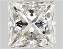 Natural Diamond 0.90 Carats, Princess with  Cut, J Color, VVS2 Clarity and Certified by GIA
