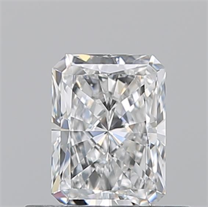 Picture of Natural Diamond 0.52 Carats, Radiant with  Cut, E Color, VVS1 Clarity and Certified by GIA