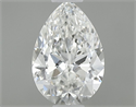 Natural Diamond 0.50 Carats, Pear with  Cut, G Color, SI2 Clarity and Certified by GIA