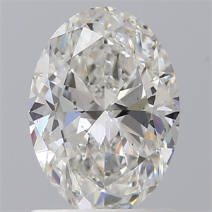Picture of Natural Diamond 1.00 Carats, Oval with  Cut, G Color, SI1 Clarity and Certified by GIA