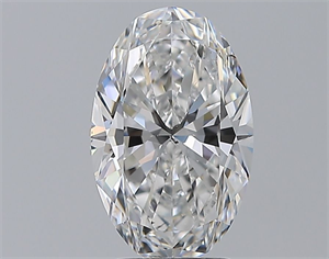 Picture of Natural Diamond 2.51 Carats, Oval with  Cut, E Color, SI1 Clarity and Certified by GIA