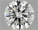 Del inventario de diamantes de laboratorio, 1.56 quilates, Redondo , Color G, claridad VVS2 y certificado IGI