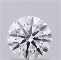 Lab Grown Diamond 1.04 Carats, Round with Ideal Cut, D Color, VVS2 Clarity and Certified by IGI