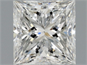 Natural Diamond 0.71 Carats, Princess with  Cut, G Color, VS2 Clarity and Certified by GIA
