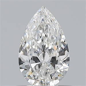 Picture of Natural Diamond 0.50 Carats, Pear with  Cut, E Color, VVS1 Clarity and Certified by GIA