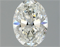Natural Diamond 0.90 Carats, Oval with  Cut, H Color, VVS2 Clarity and Certified by GIA