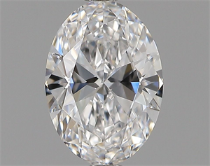 Picture of Natural Diamond 0.55 Carats, Oval with  Cut, D Color, VVS2 Clarity and Certified by GIA