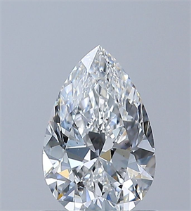 Picture of Natural Diamond 0.71 Carats, Pear with  Cut, E Color, SI1 Clarity and Certified by GIA