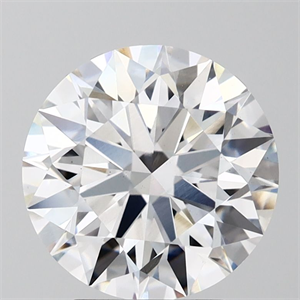 Picture of Lab Grown Diamond 3.55 Carats, Round with Ideal Cut, D Color, VS1 Clarity and Certified by IGI