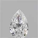 Diamante Natural 0.55 quilates, De pera , Color D, claridad VS2 y certificado GIA