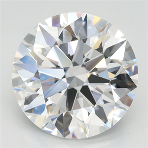 Picture of Lab Grown Diamond 4.15 Carats, Round with Excellent Cut, D Color, VVS1 Clarity and Certified by GIA