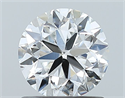 Natural Diamond 1.00 Carats, Round with Very Good Cut, E Color, SI1 Clarity and Certified by GIA