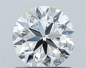 Picture of Natural Diamond 1.00 Carats, Round with Very Good Cut, E Color, SI1 Clarity and Certified by GIA