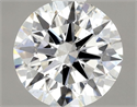 Natural Diamond 0.67 Carats, Round with Excellent Cut, E Color, SI2 Clarity and Certified by GIA