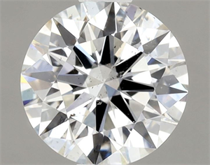 Picture of Natural Diamond 0.67 Carats, Round with Excellent Cut, E Color, SI2 Clarity and Certified by GIA