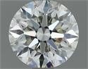 Natural Diamond 1.00 Carats, Round with Excellent Cut, I Color, VVS1 Clarity and Certified by IGI