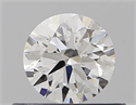 Diamante Natural 0.40 quilates, Redondo , Color D, claridad VS2 y certificado GIA