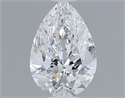 Diamante Natural 0.70 quilates, De pera , Color F, claridad VVS1 y certificado GIA