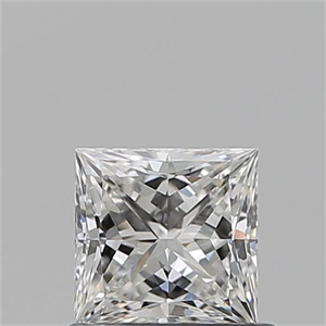 Foto Diamante Natural 0.70 quilates, Princesa , Color F, claridad SI2 y certificado GIA de