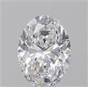 Diamante Natural 0.51 quilates, Ovalado , Color D, claridad IF y certificado GIA