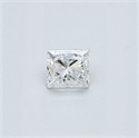 Diamante Natural 0.29 quilates, Princesa , Color D, claridad VVS2 y certificado GIA