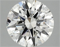 Del inventario de diamantes de laboratorio, 2.07 quilates, Redondo , Color G, claridad VVS2 y certificado IGI
