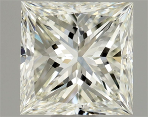 Picture of Natural Diamond 0.70 Carats, Princess with  Cut, J Color, VS1 Clarity and Certified by GIA