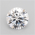 Lab Grown Diamond 1.03 Carats, Round with Ideal Cut, D Color, VVS2 Clarity and Certified by IGI