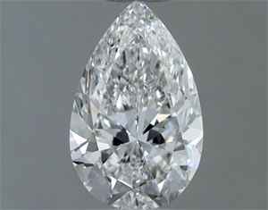 Picture of Natural Diamond 0.50 Carats, Pear with  Cut, F Color, VS1 Clarity and Certified by GIA