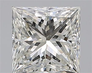 Foto Diamante Natural 1.00 quilates, Princesa , Color J, claridad SI1 y certificado GIA de