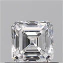 Natural Diamond 0.50 Carats, Asscher with  Cut, D Color, VVS2 Clarity and Certified by GIA