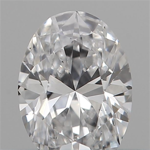Picture of Natural Diamond 0.19 Carats, Oval with  Cut, D Color, VS2 Clarity and Certified by IGI