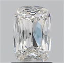 Diamante Natural 1.00 quilates, Del cojín , Color F, claridad VS2 y certificado GIA
