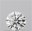Diamante Natural 0.40 quilates, Redondo , Color E, claridad SI1 y certificado GIA