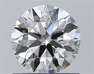 Picture of Natural Diamond 0.81 Carats, Round with Excellent Cut, H Color, VS2 Clarity and Certified by GIA