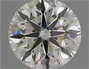 Natural Diamond 1.01 Carats, Round with Excellent Cut, H Color, VS2 Clarity and Certified by IGI