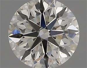 Picture of Natural Diamond 1.01 Carats, Round with Excellent Cut, H Color, VS2 Clarity and Certified by IGI